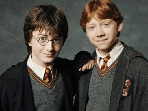 Harry and Ron were never portrayed as anything more than friends (Source: Twitter)