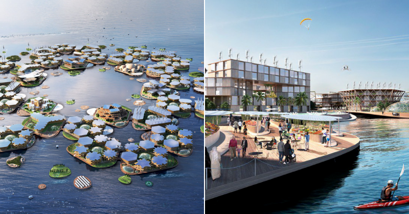 Oceanix's floating city of the future will be able to withstand floods, tsunamis and hurricanes