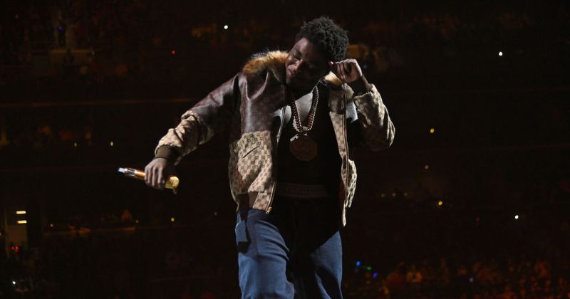 Kodak Black banned by radio station for crass comments about Nipsey Hussle's girlfriend Lauren London