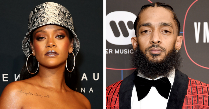 Rihanna regrets missing out on a possible collab with Nipsey Hussle, commiserates with late rapper's girlfriend