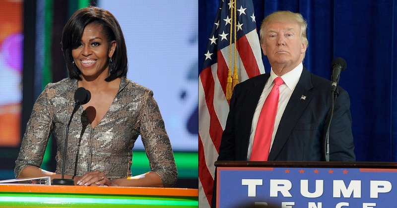 Michelle Obama says the US under Donald Trump is like a teen staying with a 'divorced dad'
