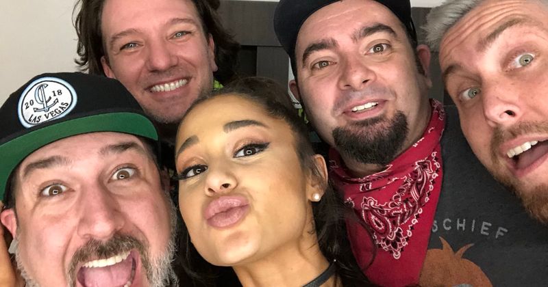 Ariana Grande thanks "childhood heroes" NSYNC after performance at Coachella