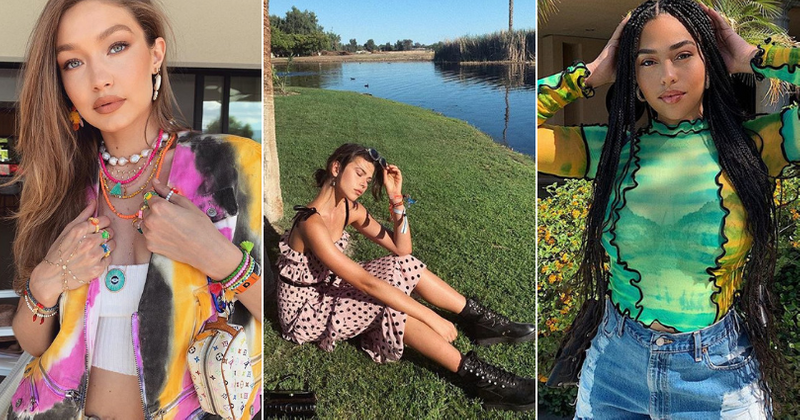 Coachella fashion ditches bandanas as chunky sneakers and polka dots become latest trend at music fest