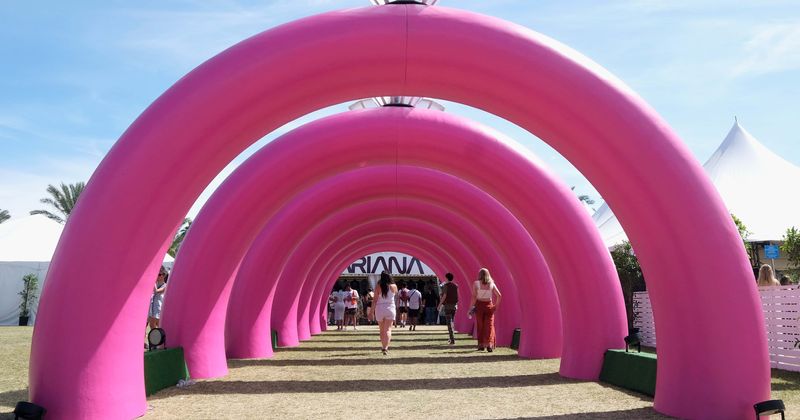 Coachella fashion ditches bandanas as chunky sneakers and polka dots become latest trend at music fest
