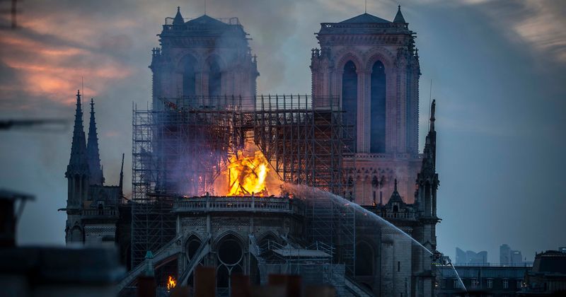 Notre Dame Cathedral was 'incredibly flammable' because of all-wood frame made from 1,300 trees