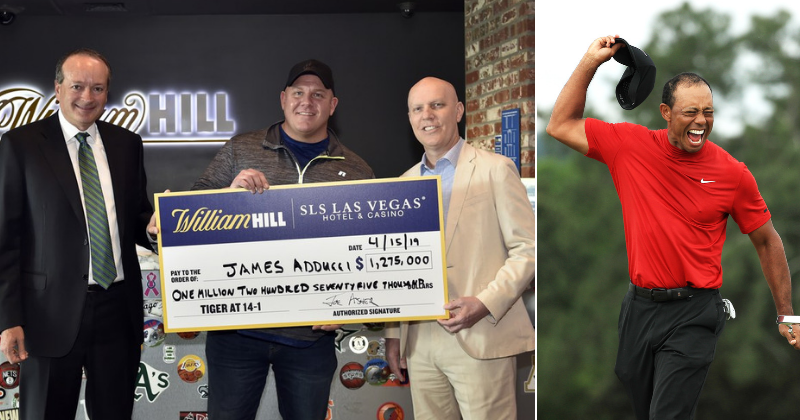 Wisconsin man makes $1.2 million in his 'first-ever sports bet' following Tiger Woods' Masters win