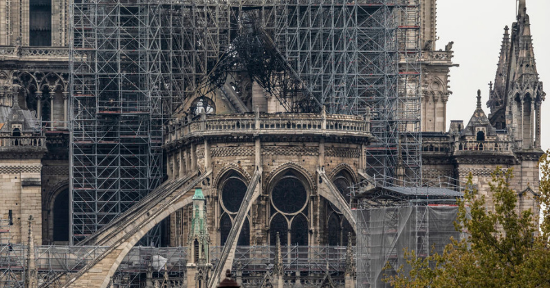 Norte Dame Cathedral was almost destroyed during the French Revolution, and during the reigns of King Louis XIV and Napoleon