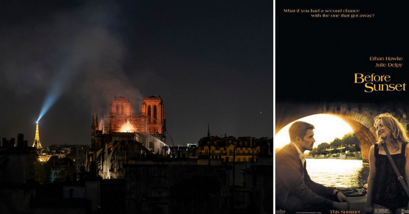 Notre Dame Cathedral tragedy was predicted in the film 'Before Sunset' 15 years before it happened