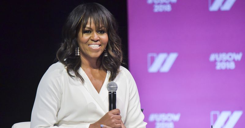 Michelle Obama slammed for 'insensitive' remark comparing Donald Trump to a 'divorced dad'