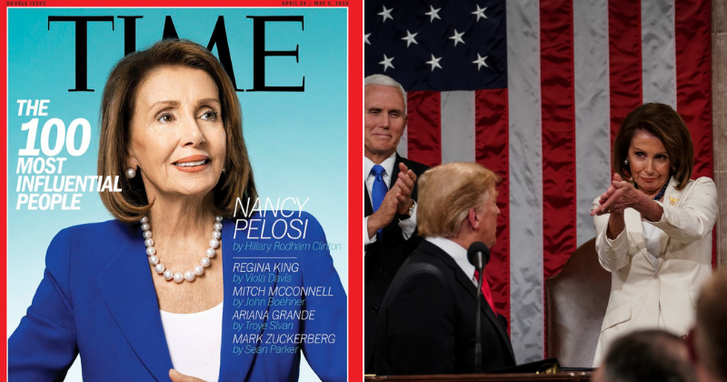 World's 100 Most Influential People: Nancy Pelosi beats Donald Trump to cover of Time magazine, gets praised by Hillary Clinton