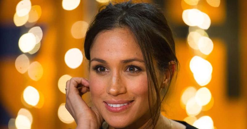 Unseen footage shows Meghan Markle wearing an Indian sari and bindi while on a secret trip to New Delhi in 2017