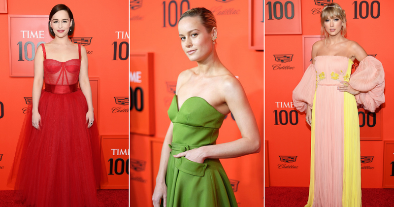 Taylor Swift, Emilia Clarke, Brie Larson lead the charge on the TIME 100 red carpet
