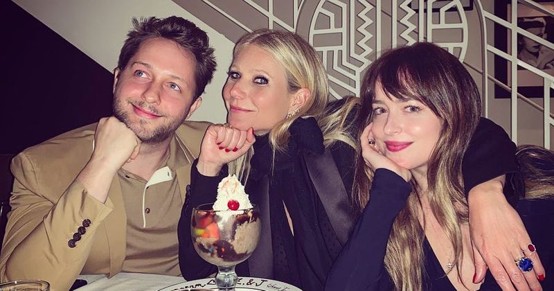 Gwyneth Paltrow and Dakota Johnson are 'consciously throupling' in the absence of Chris Martin