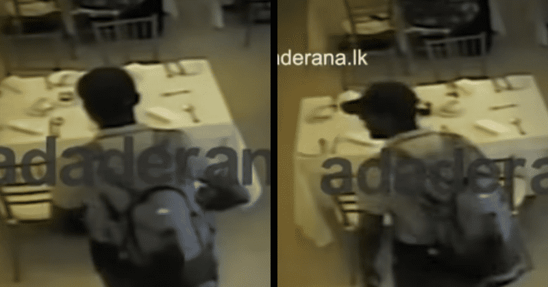 Video shows Sri Lankan suicide bomber hesitate and shuffle nervously moments before detonating bomb