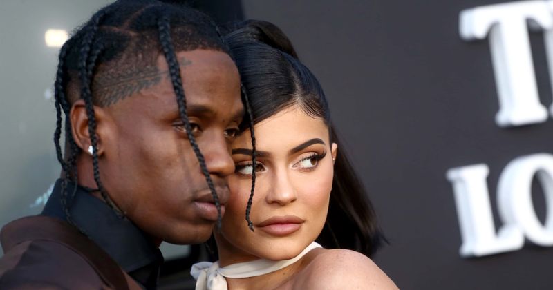Kylie Jenner buys billboard in LA to wish Travis Scott 'happy birthday' with photos of their daughter Stormi