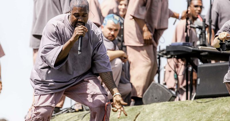 Grass that Kanye West 'walked on' during his Coachella Sunday Service is being sold on eBay for $120