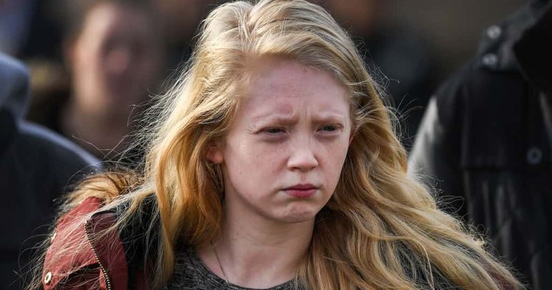 Alesha MacPhail's mother puts up a brave front as she marches in honor of her daughter