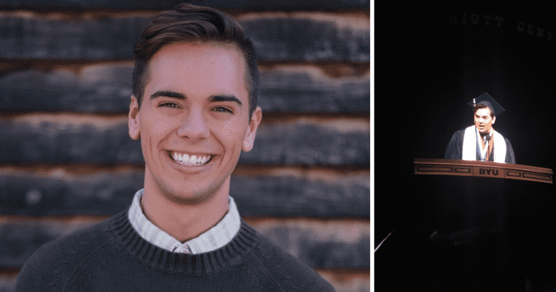 Brigham Young University valedictorian comes out as proud 'gay son of God' in speech