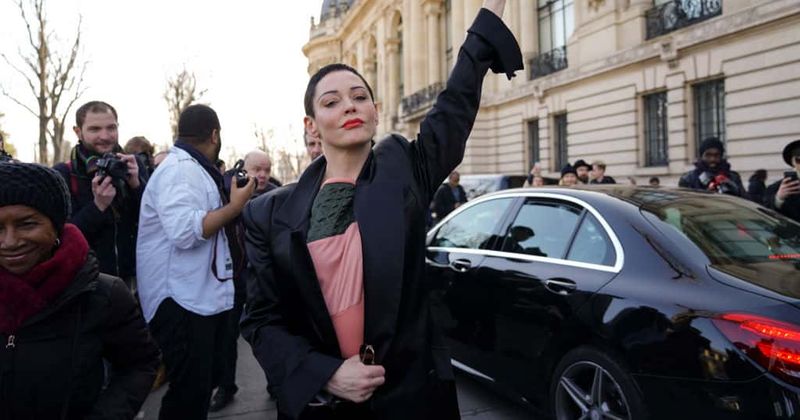 Rose McGowan says her nude dress at 1998 MTV VMA was a 'political statement' against sexual assault by Harvey Weinstein