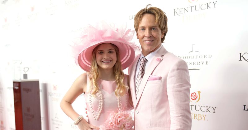 Anna Nicole Smith's daughter Dannielynn attended the Kentucky Derby with her dad wearing her late mother's hat
