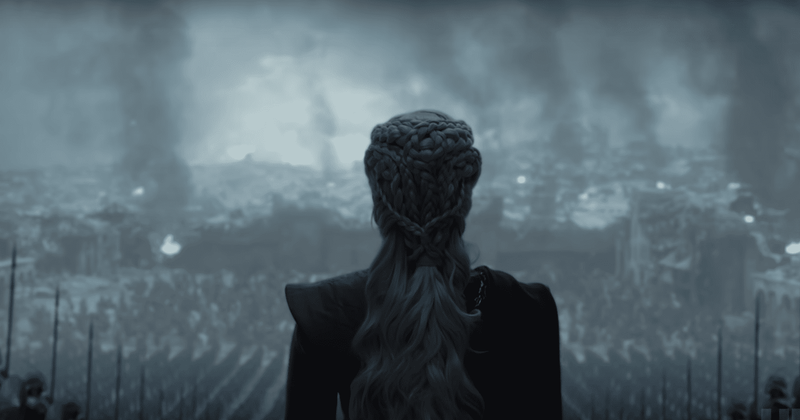 Game of Thrones season 8 finale trailer reveals Daenerys looking over a city of ashes
