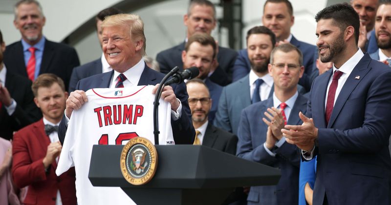 Boston Red Sox divided along racial lines over Trump's invitation to the White House