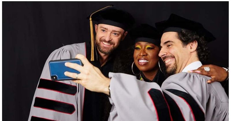 Justin Timberlake, Missy Elliott and Alex Lacamoire are Doctors of Music as Berklee College awards them honorary degrees