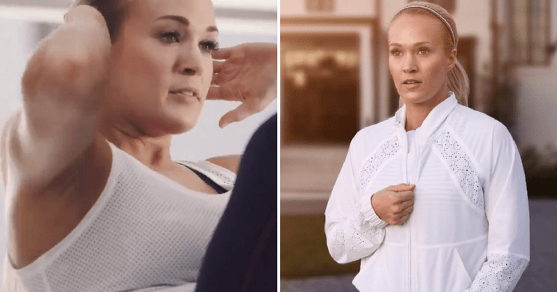 Carrie Underwood shows off her gorgeous body in new workout video