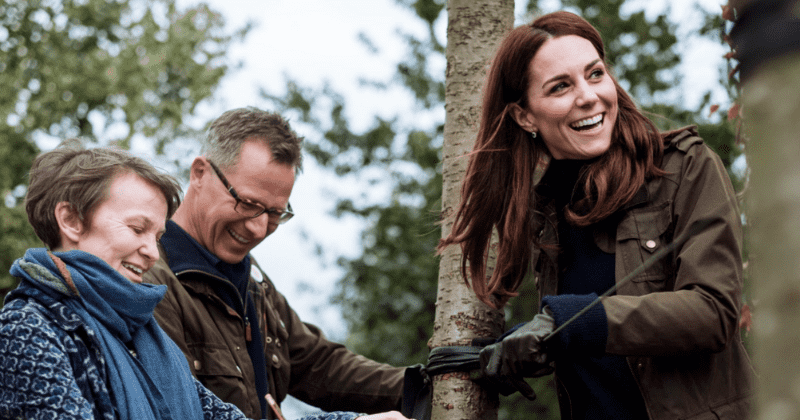 Kate Middleton seen tending to her Chelsea Flower Show garden in never-seen-before pics shared by Kensington Palace