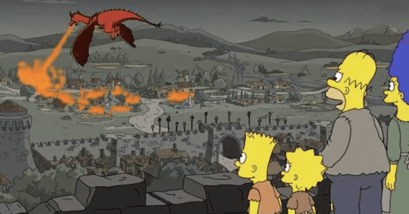 'The Simpsons' predicted the King's Landing inferno two years before it happened on 'Game of Thrones'