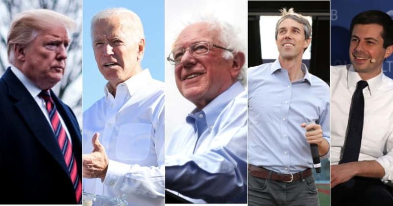 Trump thinks Democratic race is down to four candidates: 'Crazy' Bernie, 'Sleepy' Joe Biden, 'Reboot' Beto and Pete 'Boot-Edge-Edge'