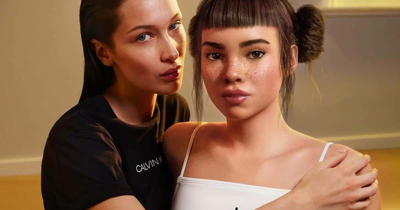 Calvin Klein apologizes to LGBT+ community for queerbaiting ad featuring Bella Hadid and a robot
