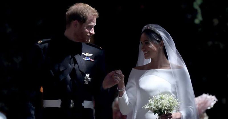 Prince Harry and Meghan Markle celebrate first wedding anniversary with unseen pictures from their wedding