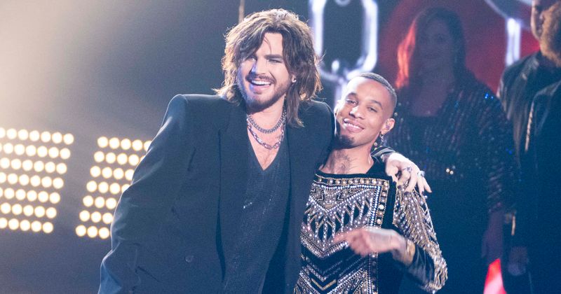 'American Idol' season 17 contestant Dimitrius Graham gushes about performing with Adam Lambert for the finale
