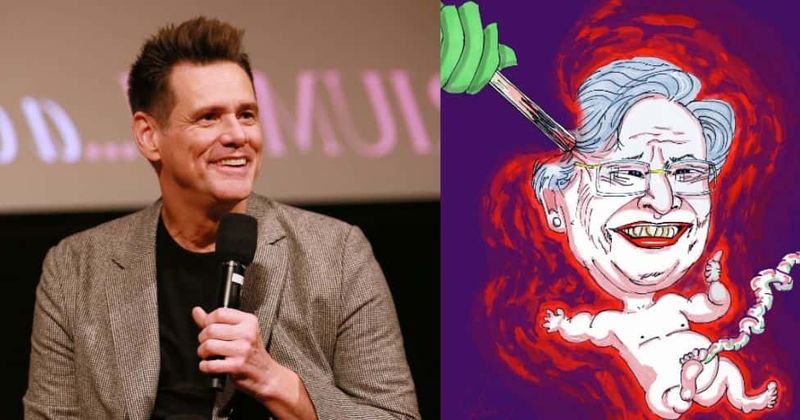 Jim Carrey's graphic pro-abortion painting backfires as pro-lifers call it a 'blessing' for their movement