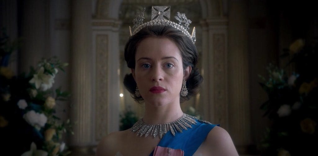 Claire Foy in 'The Crown' (Twitter)