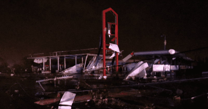 'Violent tornado' hits Jefferson City after it left three people dead and several injured in Missouri