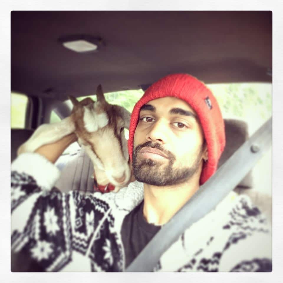 Sanjaya Malakar has a goat now. (Instagram)