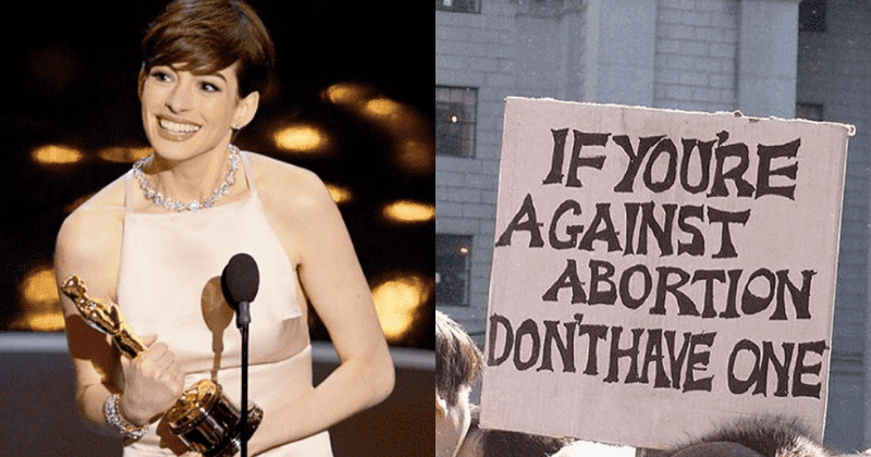 Anne Hathaway calls out the 'complicity of white women' in the passing of anti-abortion laws