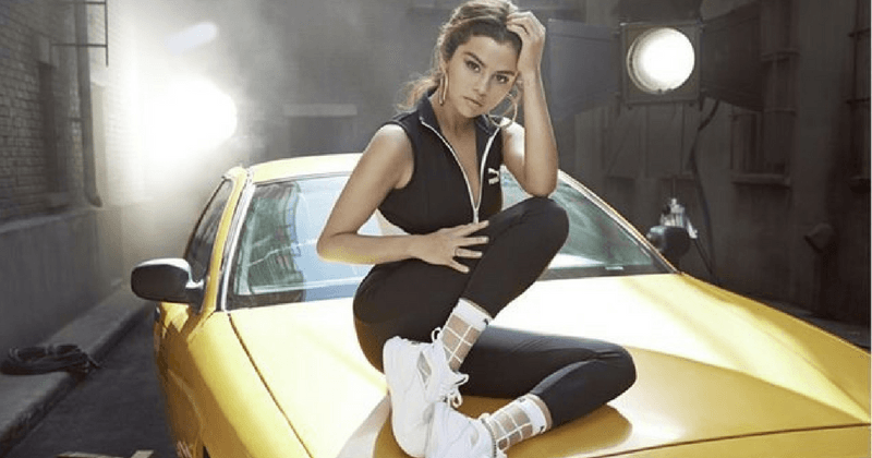 Selena Gomez collaborates with PUMA on a new shoe design Phenom Lux