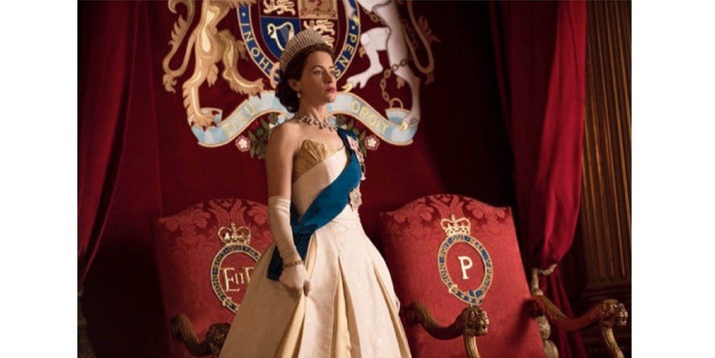 Claire Foy as Queen Elizabeth II in 'The Crown' (Twitter)