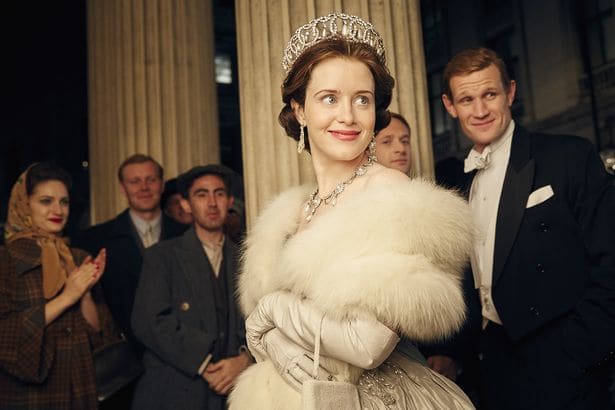 Claire Foy and Matt Smith in 'The Crown' (Twitter)