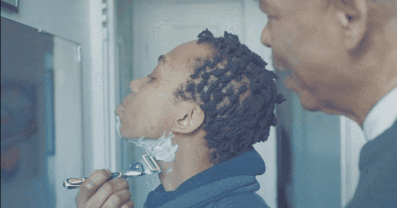 Gillette's new ad features a father teaching his transgender son to shave for the first time