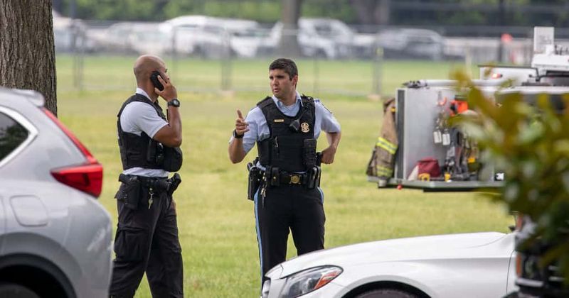 Man who set himself on fire near White House dies in hospital after suffering burns to 85% of his body