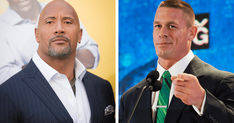 John Cena responds to Dwayne Johnson's threat to kick his teeth so far down the 'throat you’ll have to stick a toothbrush up your ass to brush it'