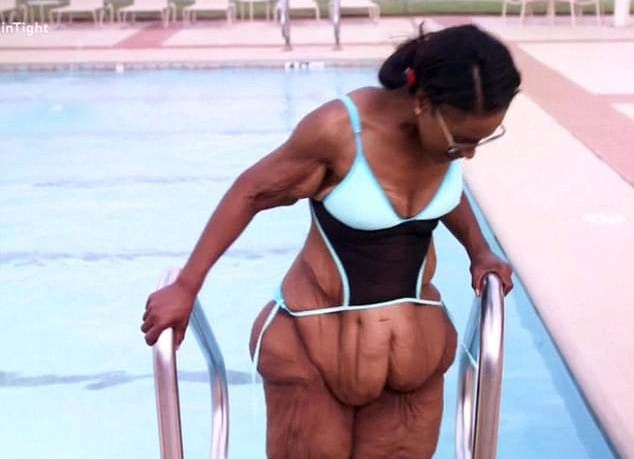 Melanie Mason enjoys working out in swimming pools. (TLC)