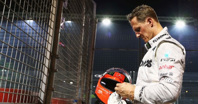 Michael Schumacher 'not with us at this moment' but he will recover, former F1 boss Bernie Ecclestone believes