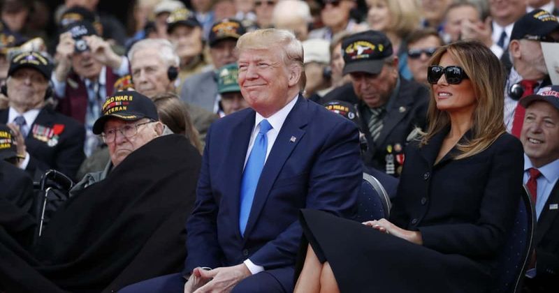 Melania Trump slammed for sporting oversized sunglasses at D-Day memorial in France
