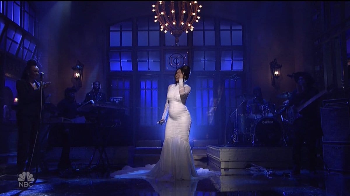Cardi B performing 'Be Careful' (Twitter)
