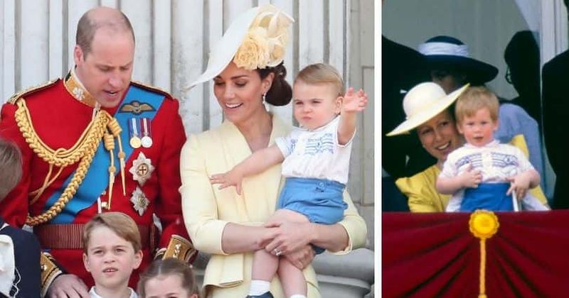 Prince Louis wears same outfit that Prince Harry wore as a toddler in 1986 for Trooping the Colour celebration